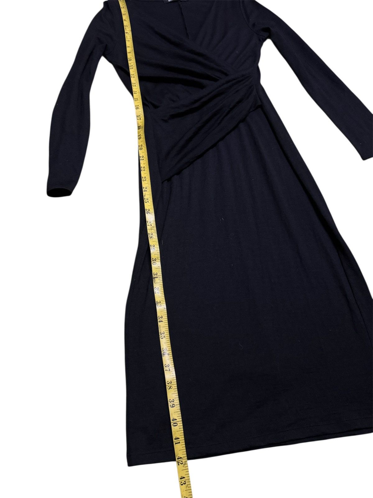 DKNY DKNY Long Sleeve Maxi Dress Black Colour Size M / US 6-8 / IT 42-44 - 7 Thumbnail
