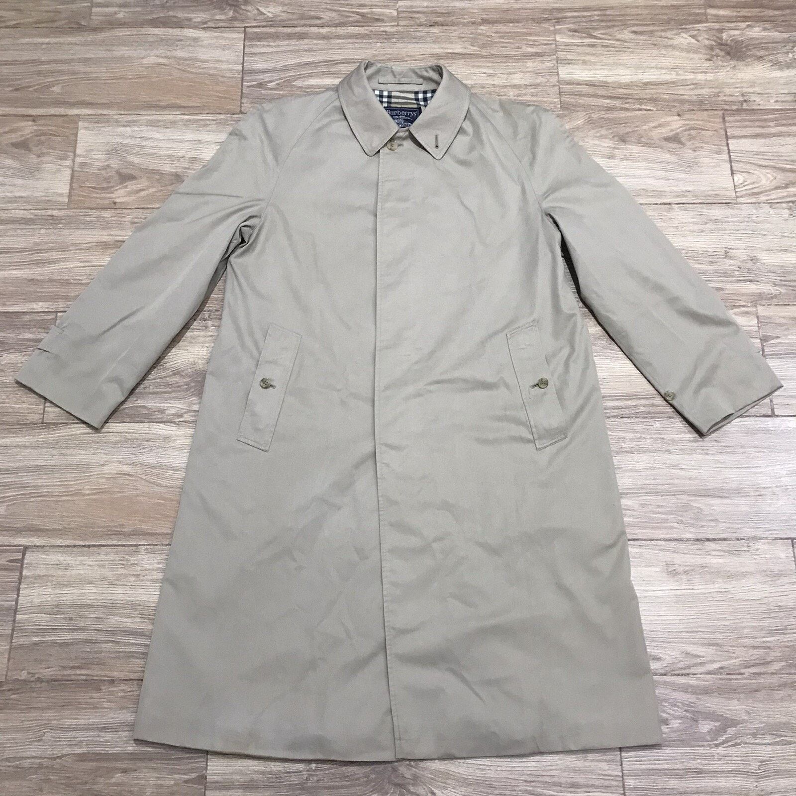 Burberry Burberry's Trench Coat Nova Check made in england BIEGE Size US L / EU 52-54 / 3 - 3 Thumbnail