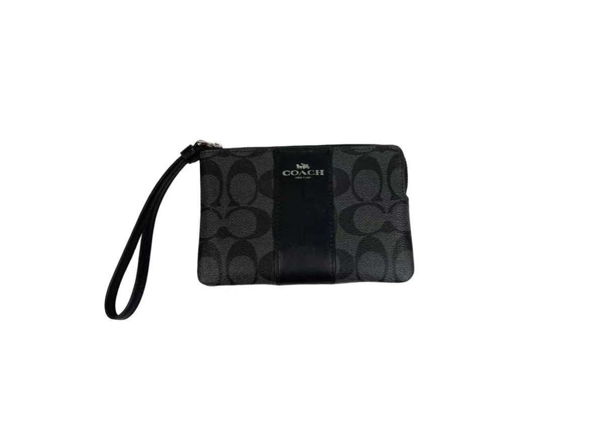 Coach COACH Signature Logo Print Clutch Wallet J31 Size ONE SIZE - 4 Thumbnail