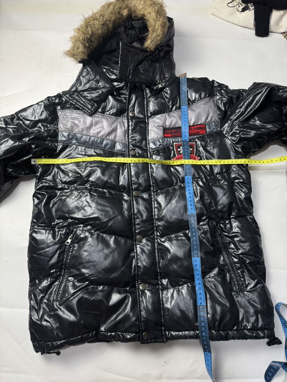 Japanese Brand Faux Fur Puffer Jacket Japanese Badboy Size US L / EU 52-54 / 3 - 10 Thumbnail