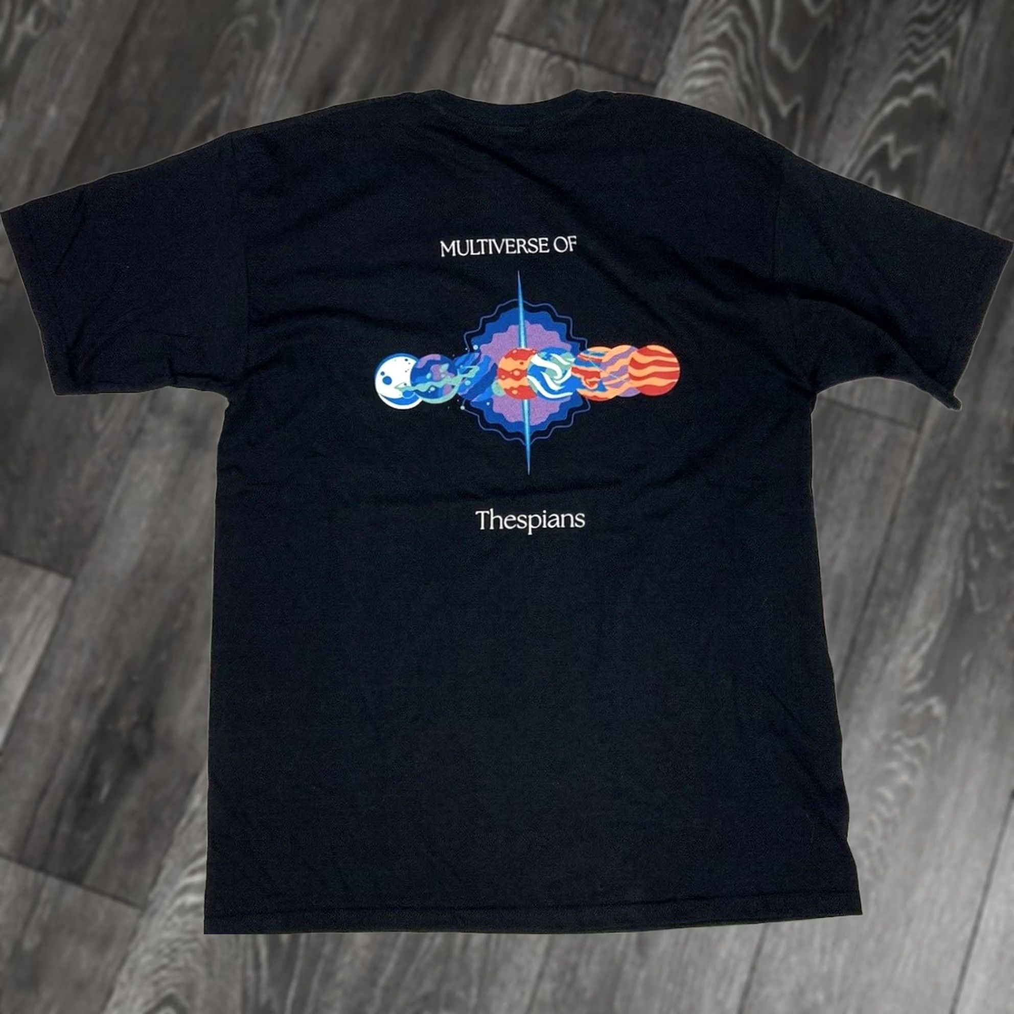 Vintage District 8 Thespians Festival 2022 Graphic T-shirt Men Large Beige Music Size US L / EU 52-54 / 3 - 1 Thumbnail
