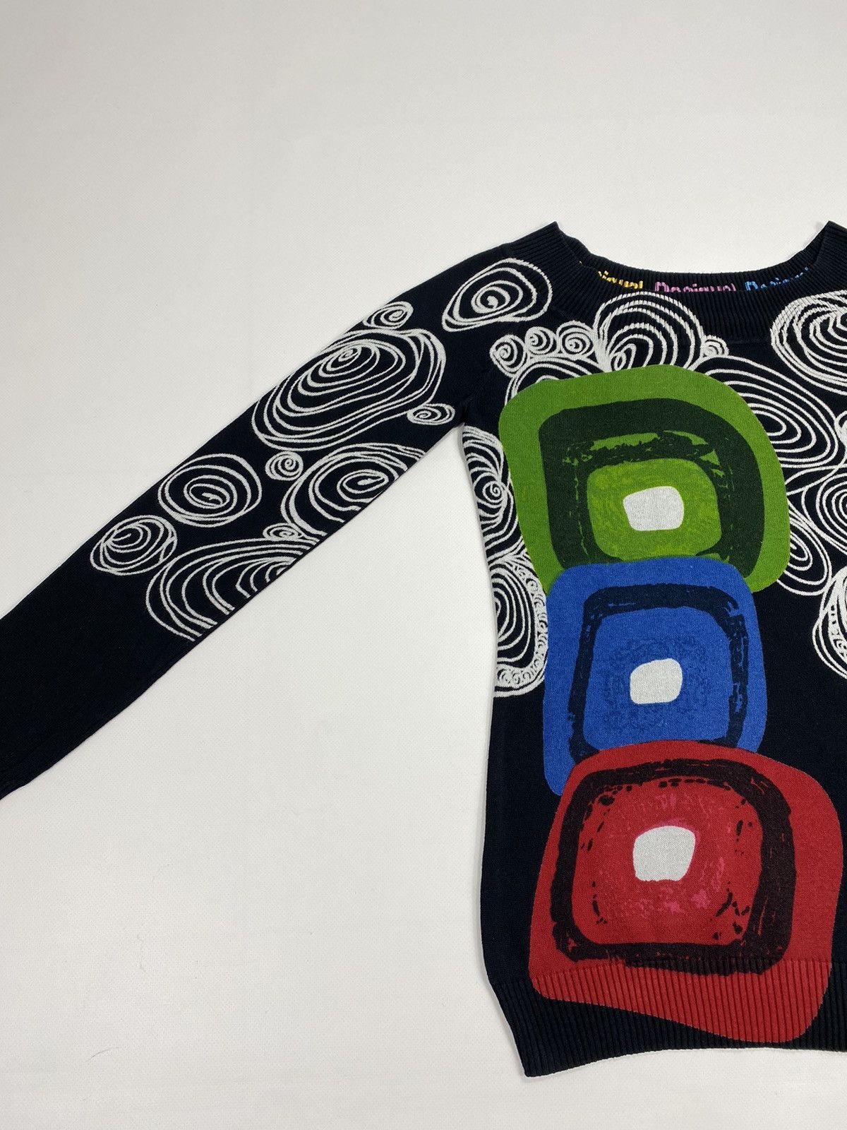 Desigual 🔥LASTDROP🔥 Y2K Desigual Wide Collar Psychedelic Fitted Size M / US 6-8 / IT 42-44 - 6 Thumbnail