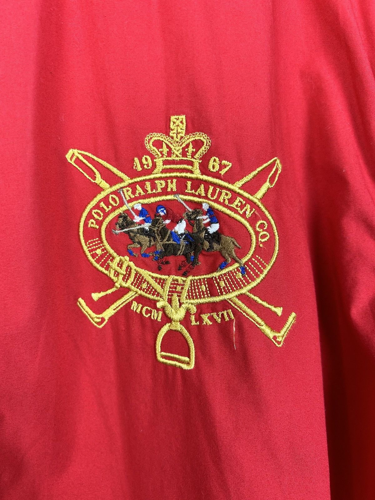 Polo Ralph Lauren Vintage Polo By Ralph Lauren Big Pony Cotton Bomber Jacket Size US L / EU 52-54 / 3 - 3 Thumbnail
