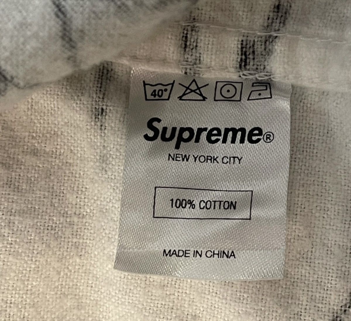 Supreme Supreme FW12 White Tree Camo Chamois shirt White Large Size US L / EU 52-54 / 3 - 4 Thumbnail