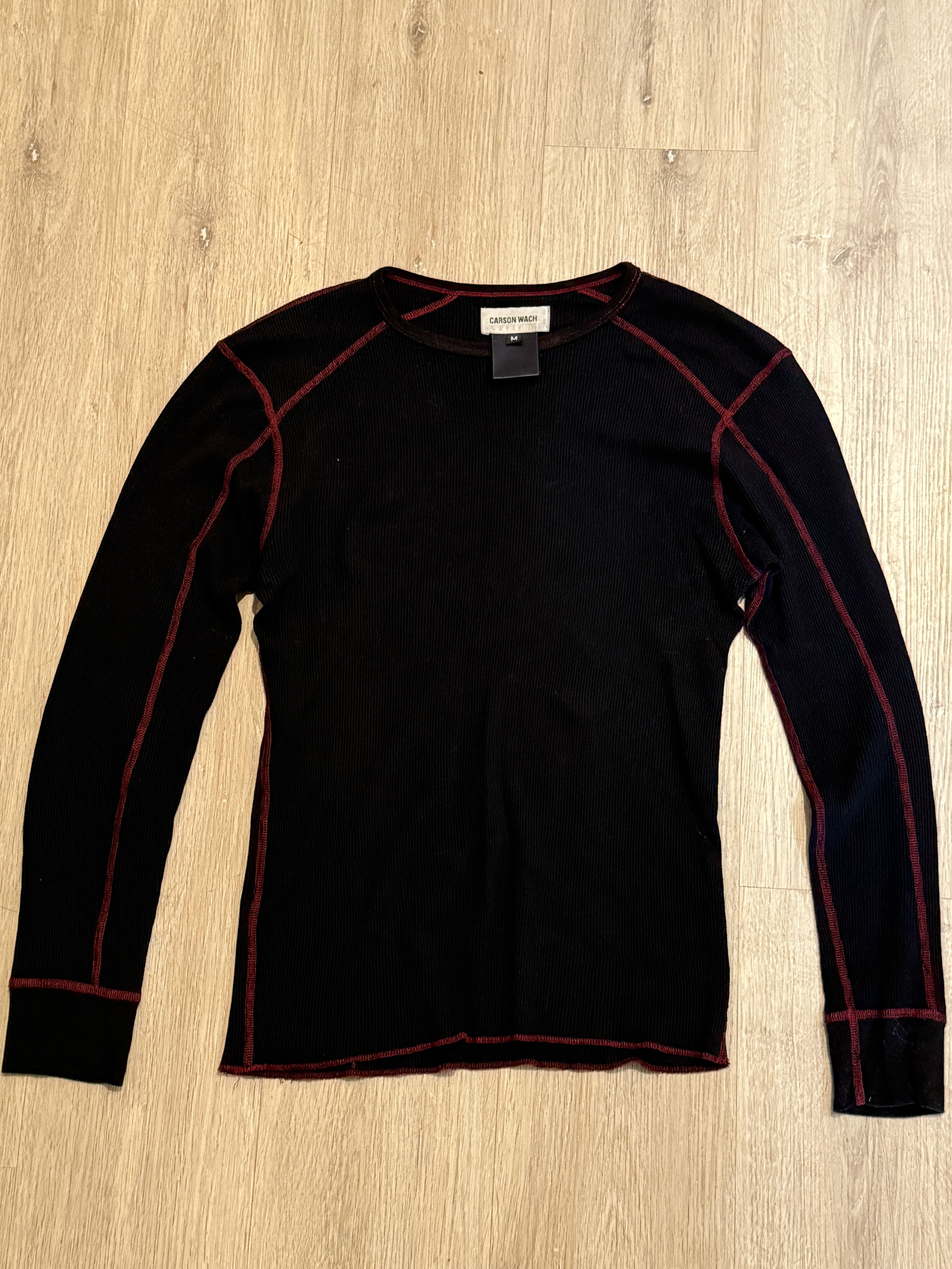 CARSON WACH Black Long Sleeve T-shirt Size US M / EU 48-50 / 2 - 1 Thumbnail