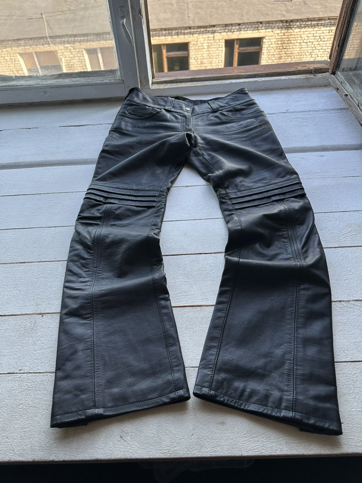 Leather HELD 🚨 LEATHER PANTS RACING VNTG Cowboy Biker Leather Pants Size US 32 / EU 48 - 1 Thumbnail
