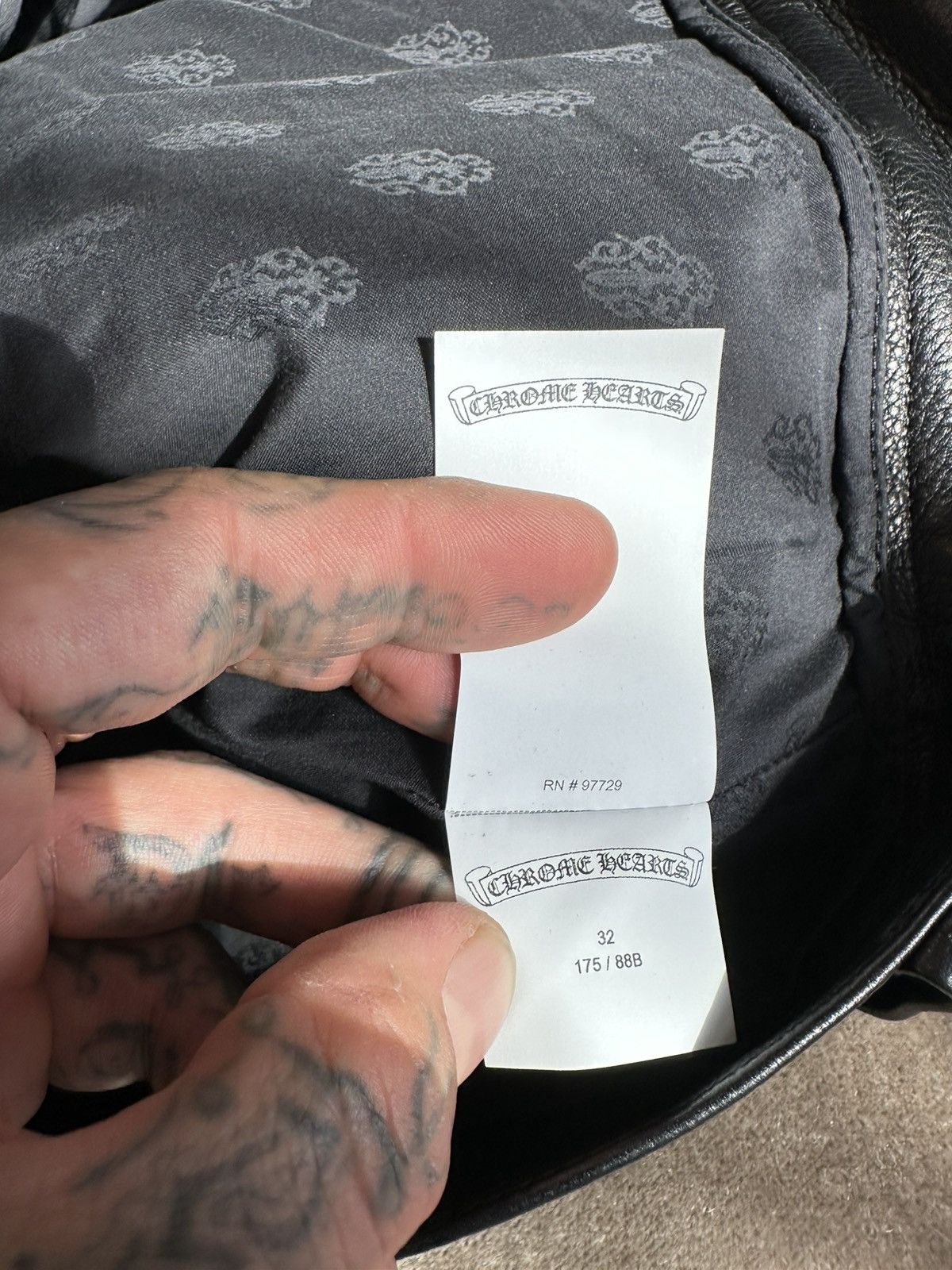 Chrome Hearts Chrome Hearts NEW double knee carpenter jeans leather 32 Size US 32 / EU 48 - 11 Thumbnail