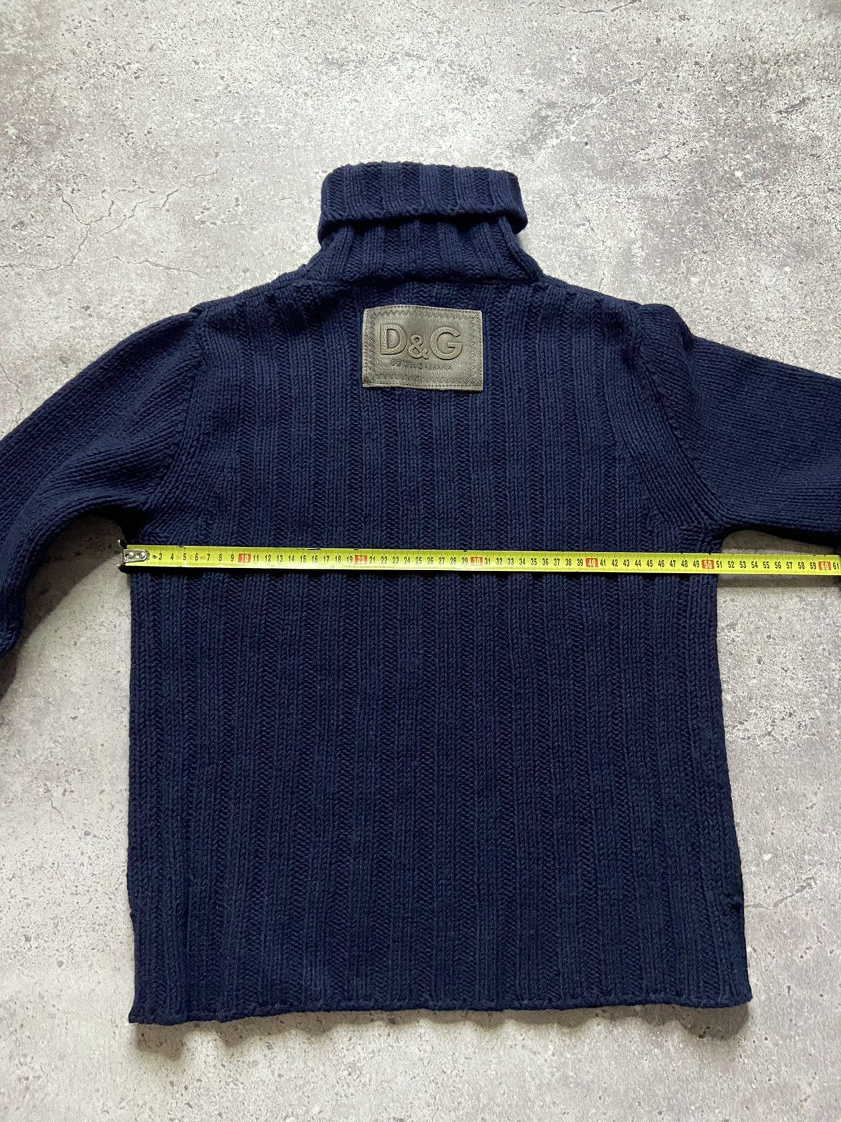Dolce & Gabbana D&G Dolce&Gabbana Vintage Wool Turtleneck Knit Sweater Size US L / EU 52-54 / 3 - 13 Thumbnail