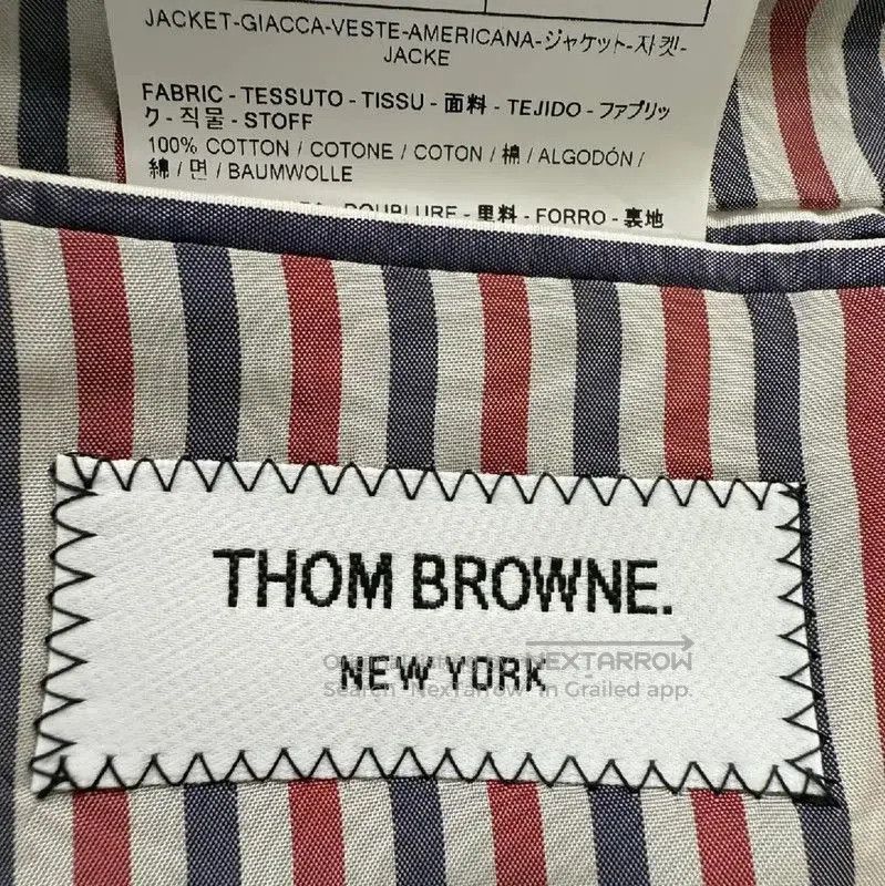 Thom Browne Thom Browne Light Blue Cotton Cardigan for Women . Size L / US 10 / IT 46 - 3 Thumbnail