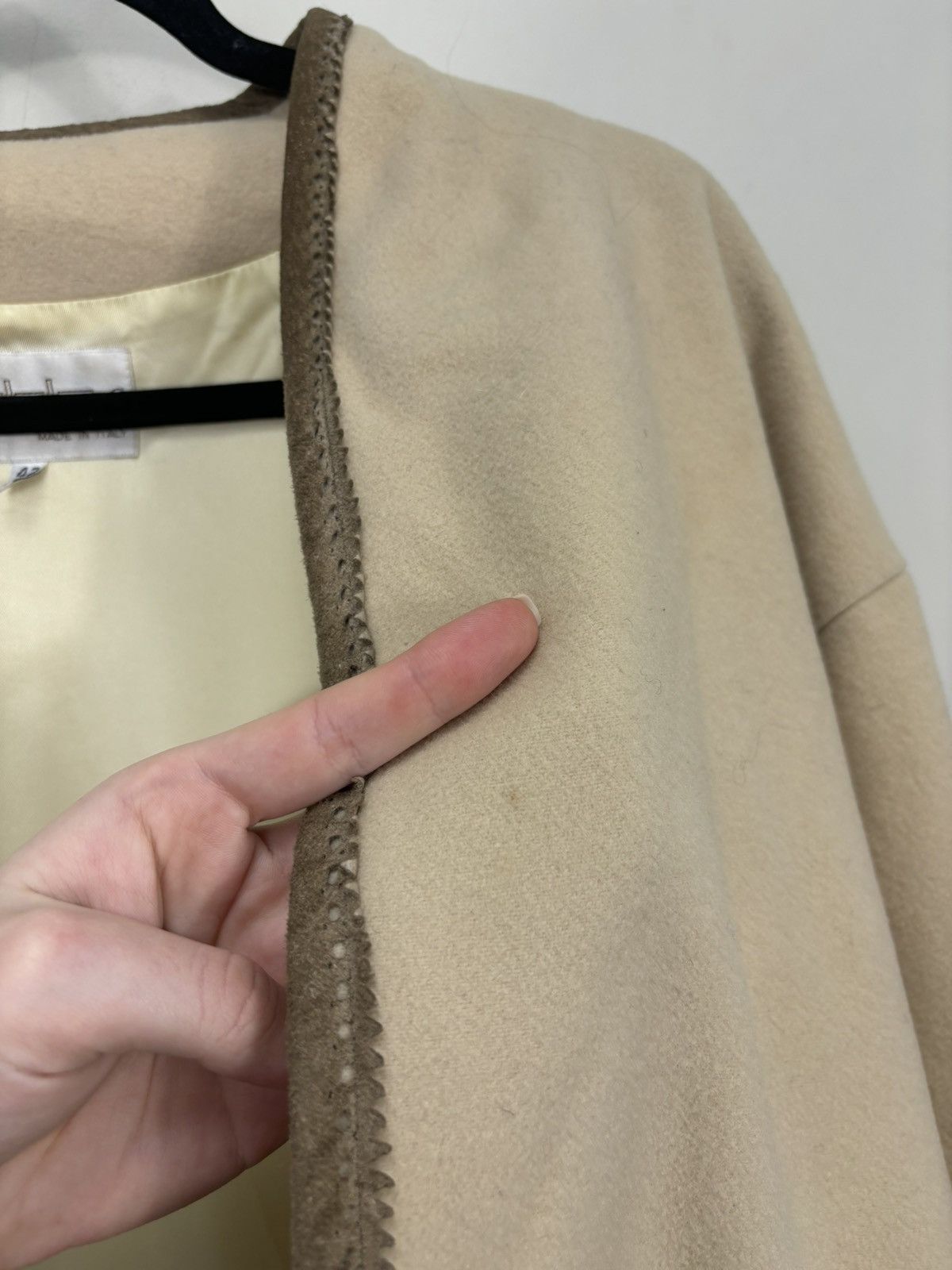 Byblos Byblos Italian Classic Women’s Luxury Wool Cashmere Jacket Size M / US 6-8 / IT 42-44 - 7 Thumbnail