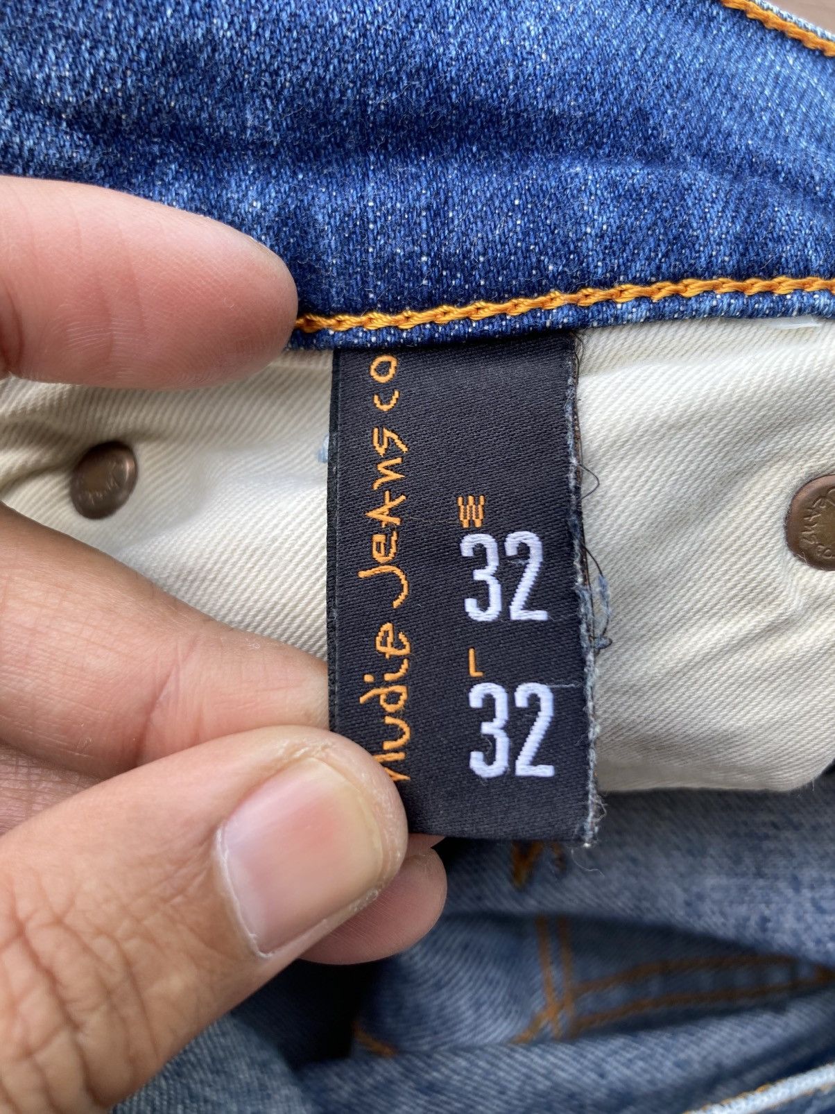 Nudie Jeans Worn Out Nudie Jeans Indigo Blue Seasoned Hige Size US 32 / EU 48 - 10 Thumbnail
