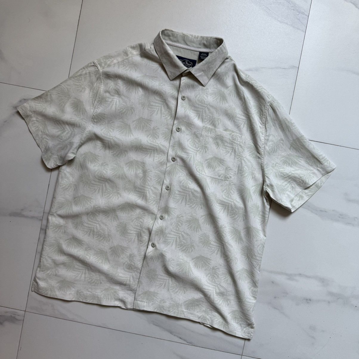 Nat Nast Vintage Y2K Nat Nast Green Palms Shirt Size US L / EU 52-54 / 3 - 3 Thumbnail