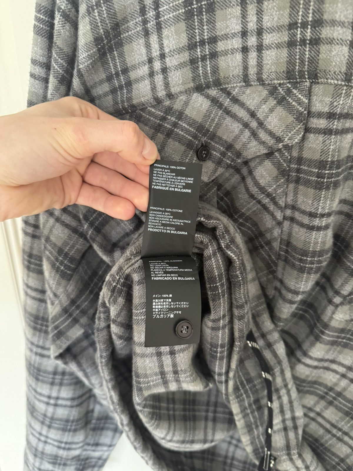 Martine Rose Martine Rose check-pattern hoodie Size US M / EU 48-50 / 2 - 8 Thumbnail
