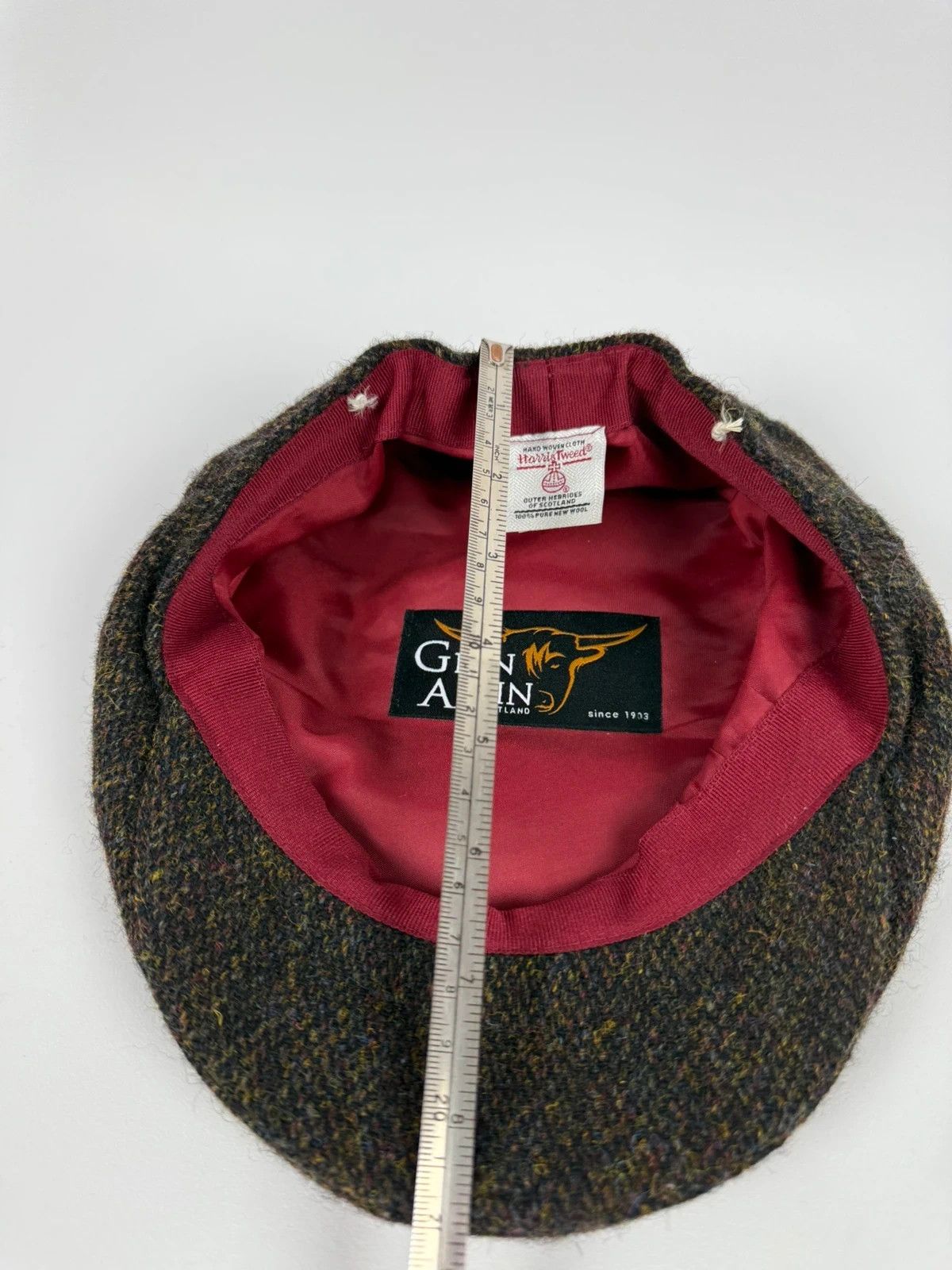 Harris Tweed Harris Tweed Glen Appin Wool Handwoven Flat Cap size S Size ONE SIZE - 11 Thumbnail