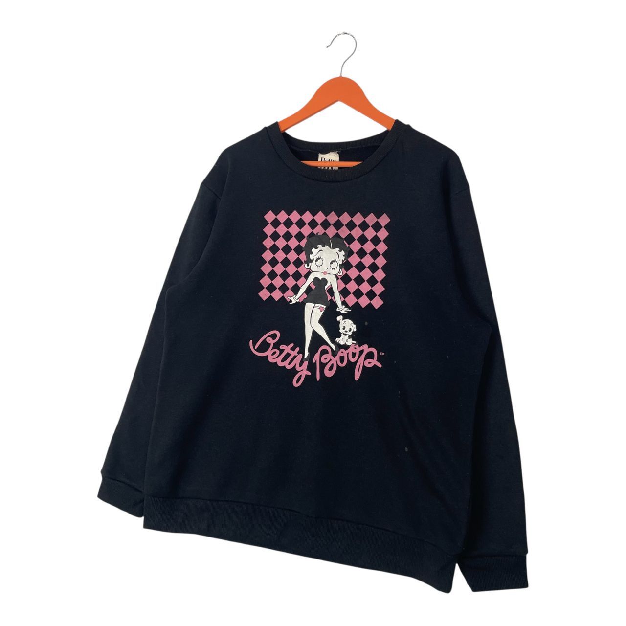 Japanese Brand Betty Boop Cartoon Movies Big Logo Pullover Sweatshirt Size US XL / EU 56 / 4 - 3 Thumbnail
