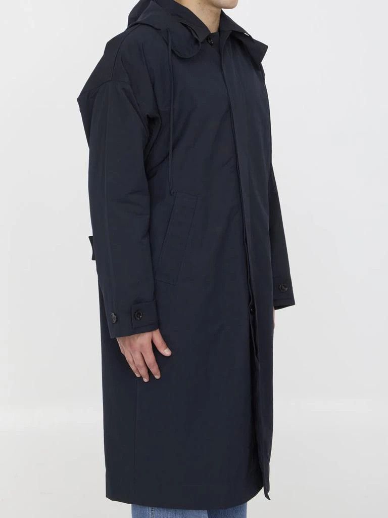 Bottega Veneta o1s1rm0326 Bi-Colour Tech Coat in Navy Size US M / EU 48-50 / 2 - 2 Thumbnail