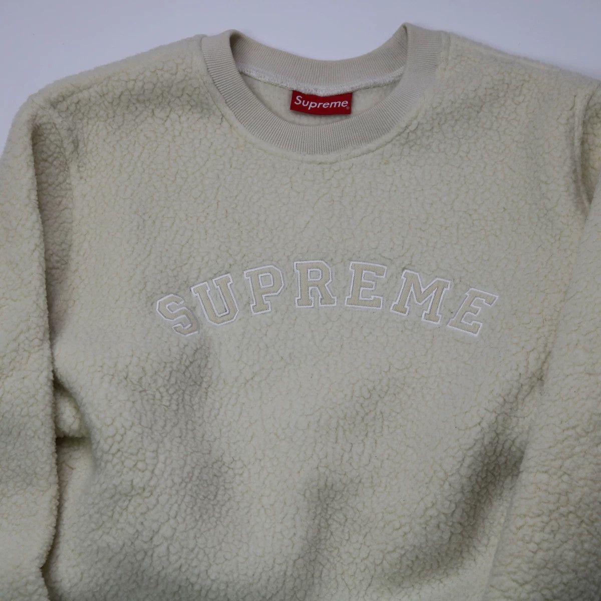 Supreme supreme polartec fleece sweatshirt in beige Size US M / EU 48-50 / 2 - 1 Thumbnail