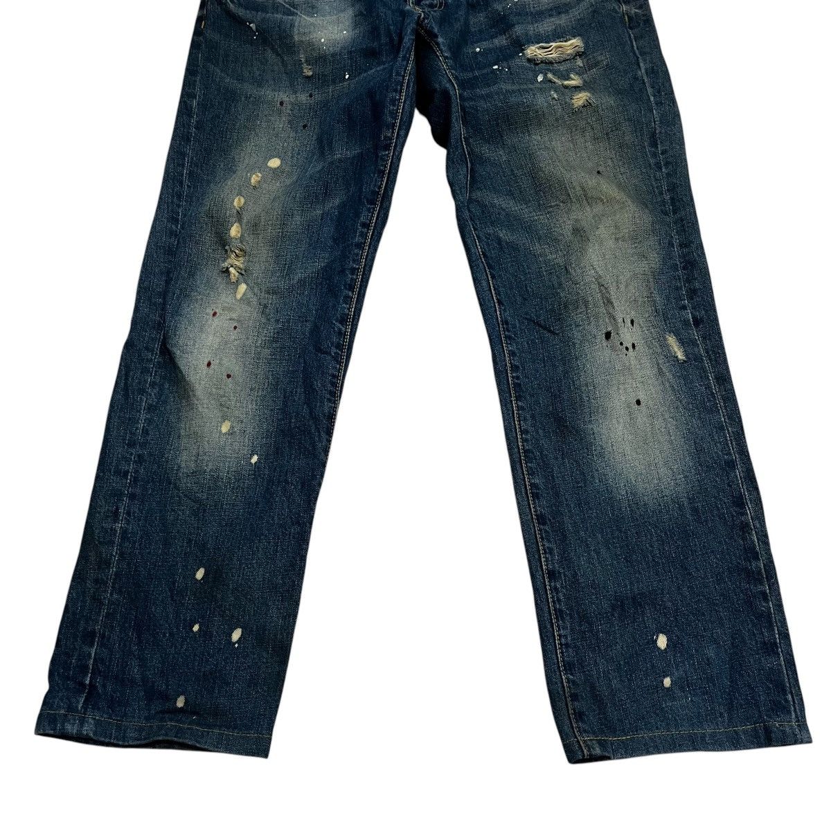 Dsquared2 Vintage Dsquared2 Distressed Art Denim Jeans Size 34" / US 12 / IT 48 - 2 Thumbnail