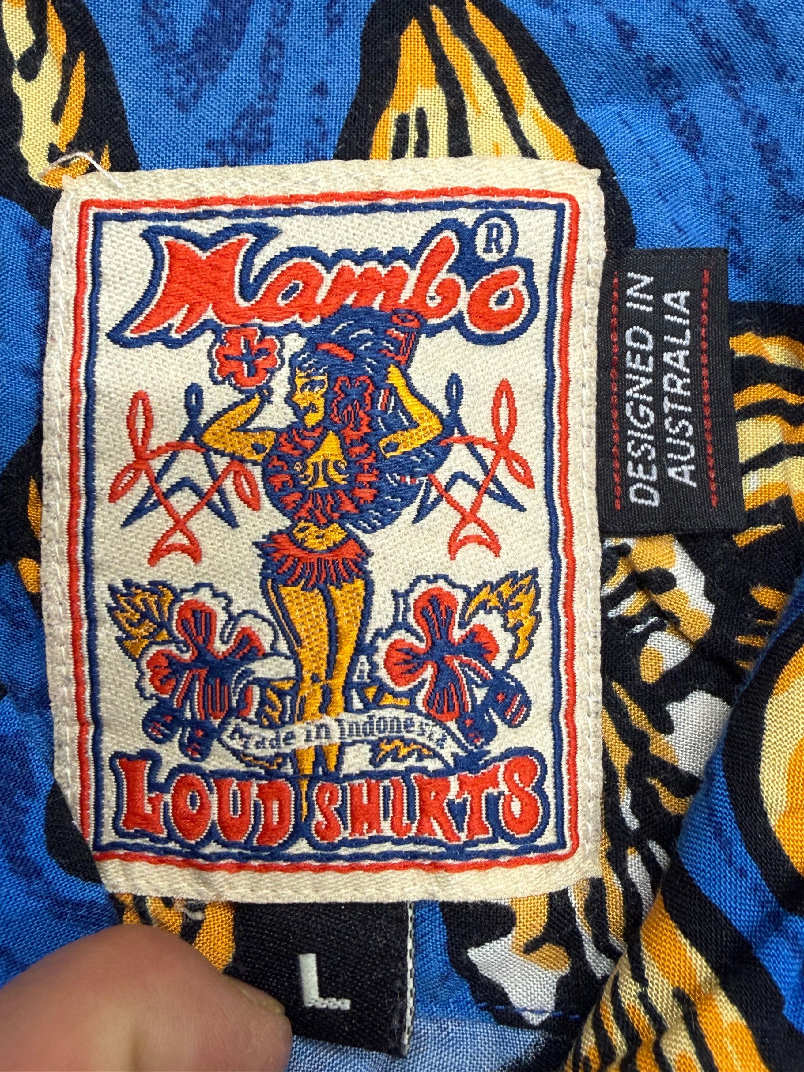 Mambo Vintage Mambo Graphics "Loud Shirt" - 100% Viscose - L Size US L / EU 52-54 / 3 - 5 Thumbnail