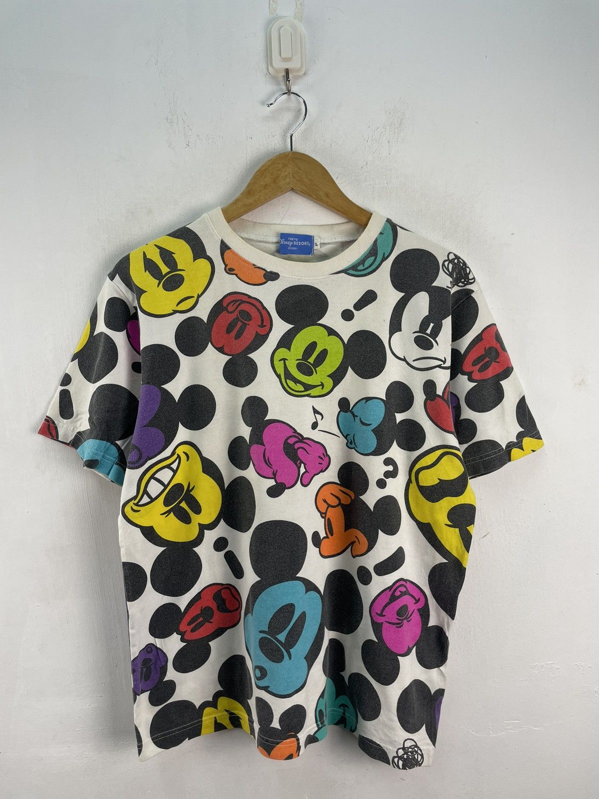 Disney × Mickey Mouse Vintage Mickey Mouse Tshirt Fullprint Tokyo Disneyland sz L Size US L / EU 52-54 / 3 - 1 Thumbnail