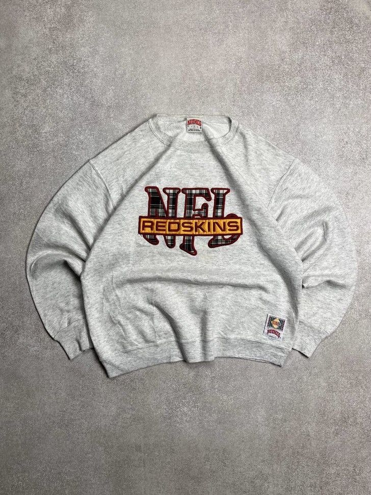Nutmeg × Vintage Vintage Nutmeg Mills NFL Redskins Made In USA Boxy Crewneck Size US L / EU 52-54 / 3 - 1 Thumbnail