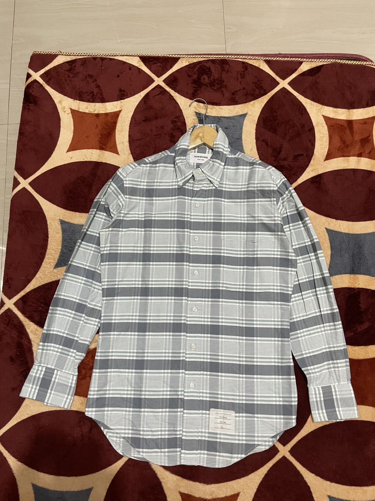 Thom Browne THOM BROWNE Chest Pocket Oxford Shirt Stripe Size US M / EU 48-50 / 2 - 1 Thumbnail