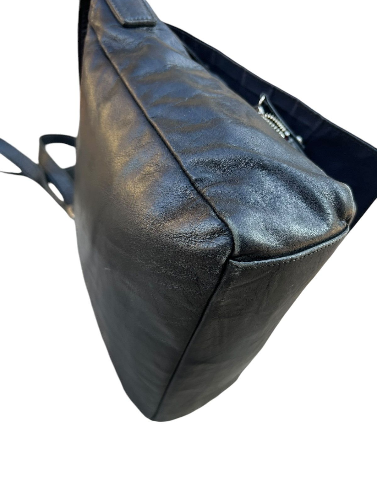 Japanese Brand × Leather Vintage pour deux ACCE. Japan Patina Leather Cargo Sling Bag Size ONE SIZE - 17 Thumbnail