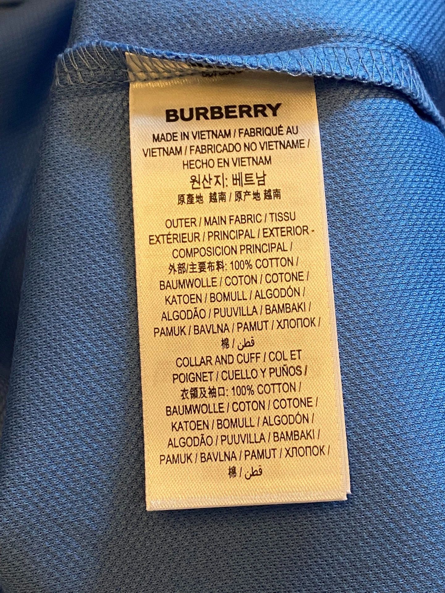 Burberry Burberry Horseferry Polo Shirt Short Sleeve M/L Size US L / EU 52-54 / 3 - 7 Thumbnail