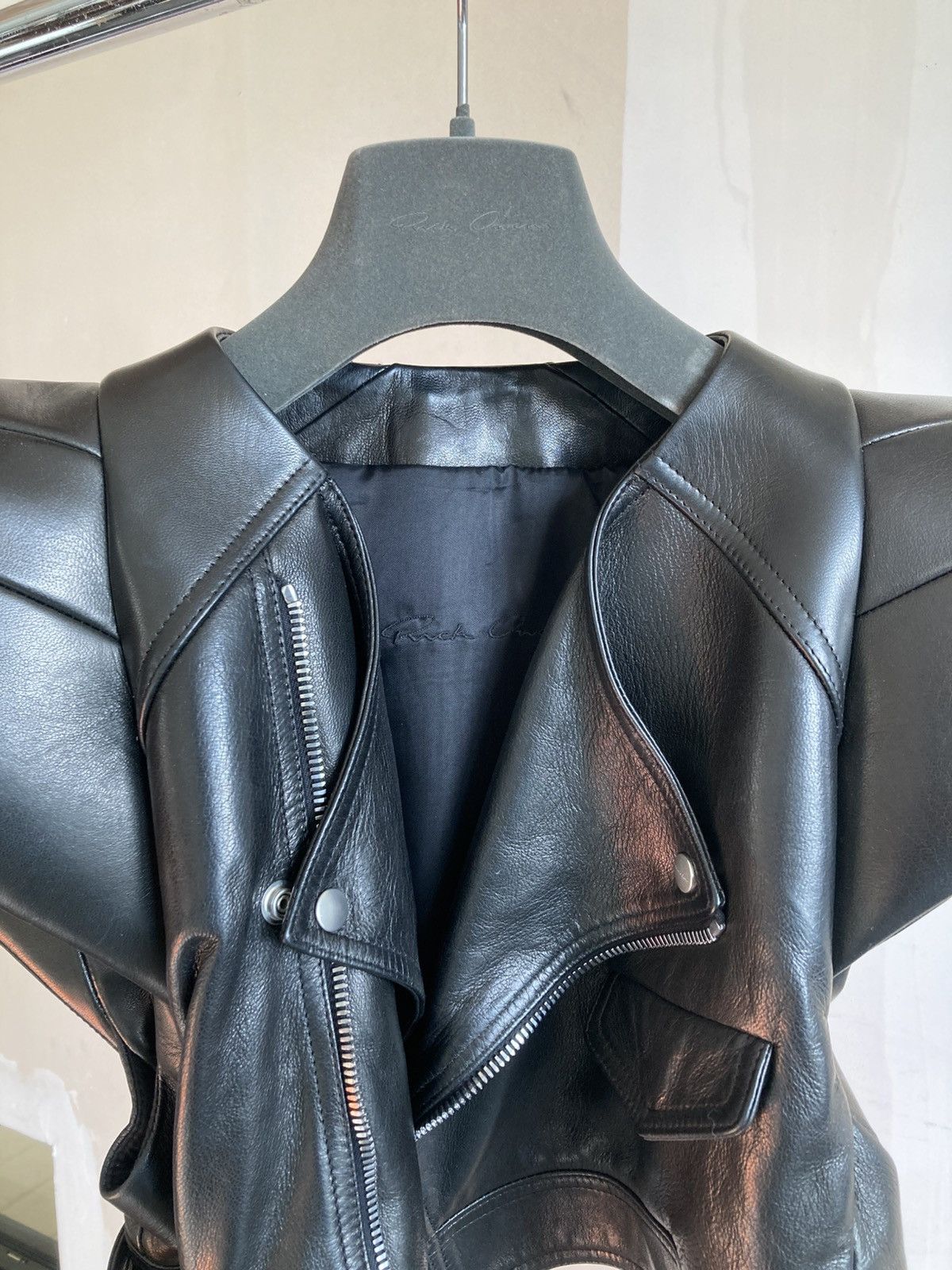 Rick Owens BRAND NEW / Rick Owens Leather Jacket Size M / US 6-8 / IT 42-44 - 2 Thumbnail