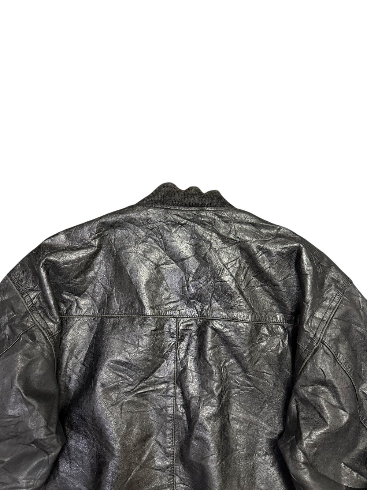 Vintage Vintage 90s Team Suzuki Racing Leather Jacket Size US L / EU 52-54 / 3 - 7 Thumbnail
