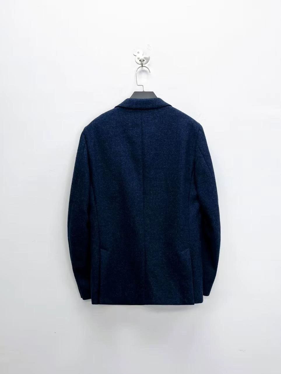 Ermenegildo Zegna Ermenegildo Zegna Navy Wool Blazer 48 Size US M / EU 48-50 / 2 - 2 Thumbnail