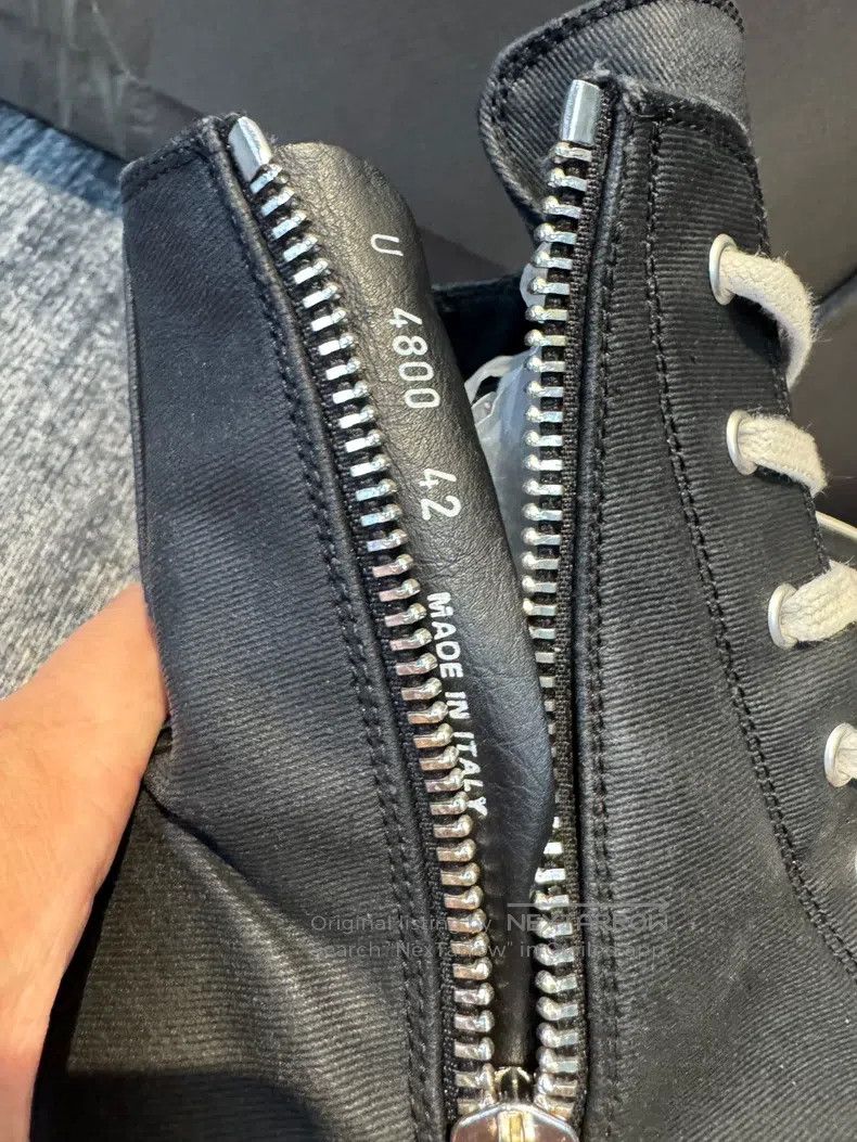Rick Owens Rick Owens Double line wax surface large Converse shoes Size US 9 / EU 42 - 6 Thumbnail