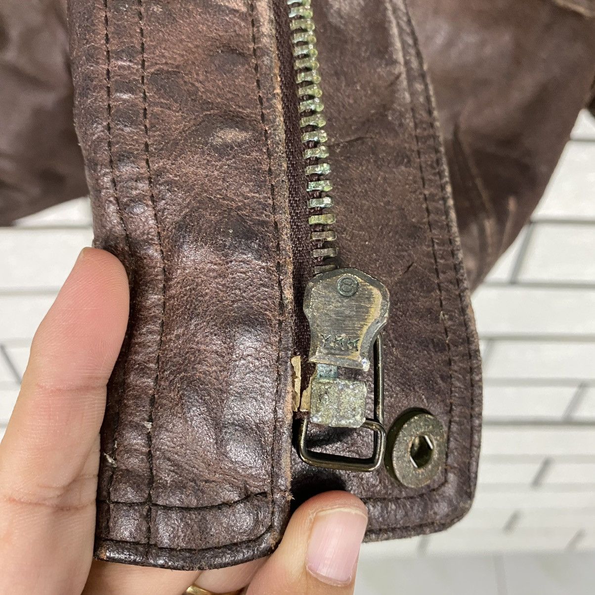 Japanese Brand 🔥VINTAGE LEATHER JACKET BLANKET HUNTING CLUB ISSEY MIYAKE Size US L / EU 52-54 / 3 - 19 Thumbnail