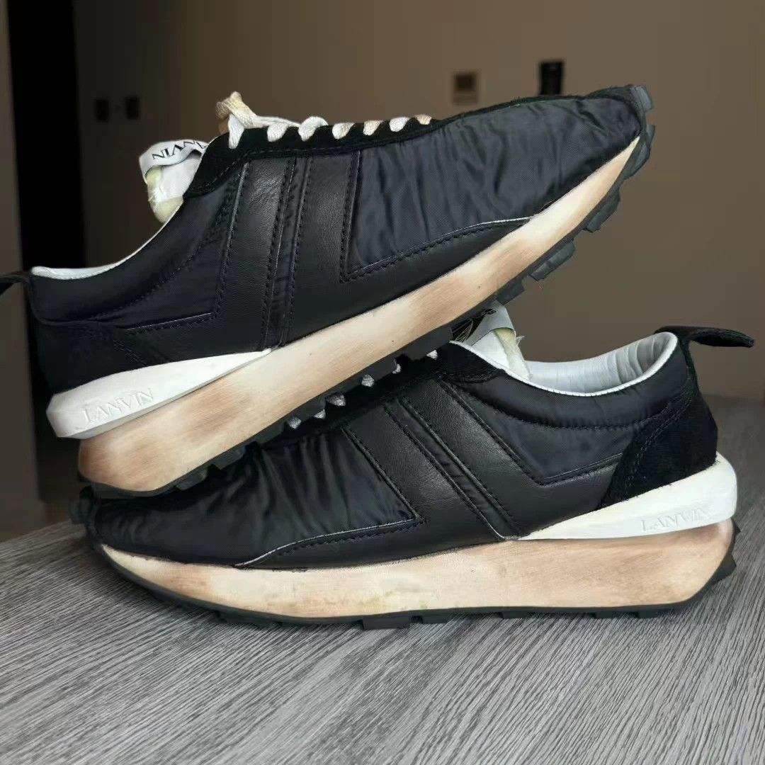 Lanvin Lanvin Bumpr distressed sneakers 43 99 new Size US 10 / EU 43 - 4 Thumbnail