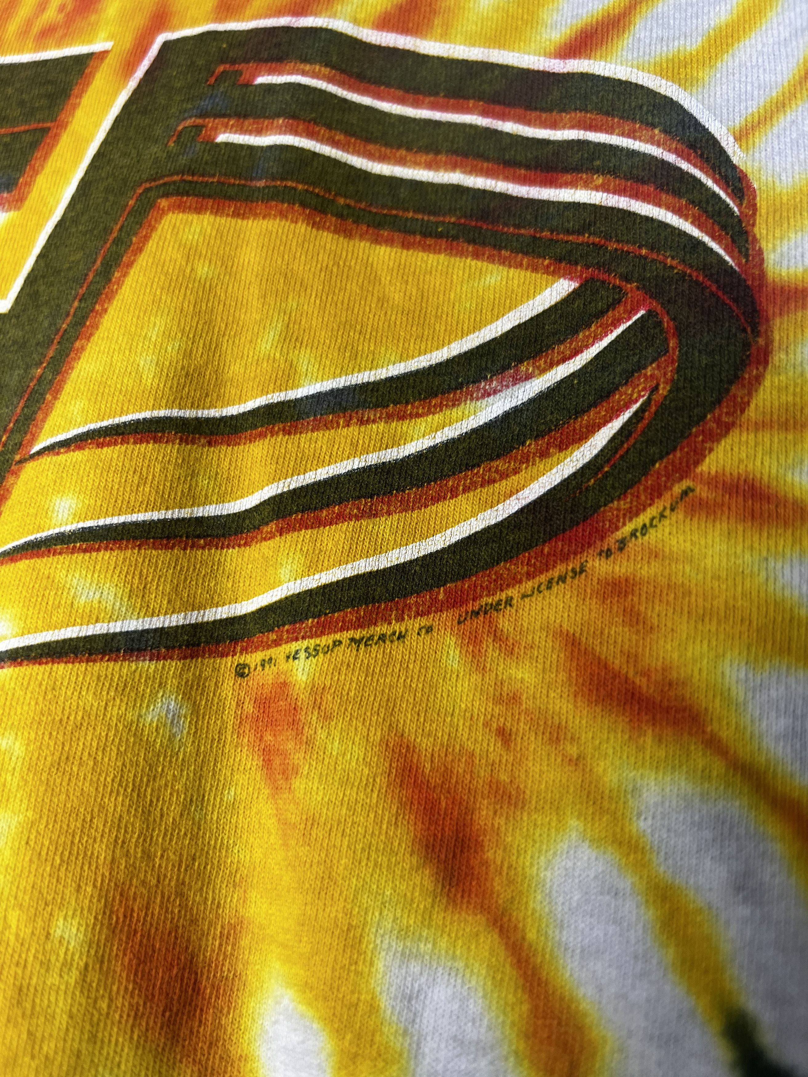Vintage Vintage 1991 Tie Dye Van Halen Double Sided Graphic T-Shirt Size US L / EU 52-54 / 3 - 4 Thumbnail