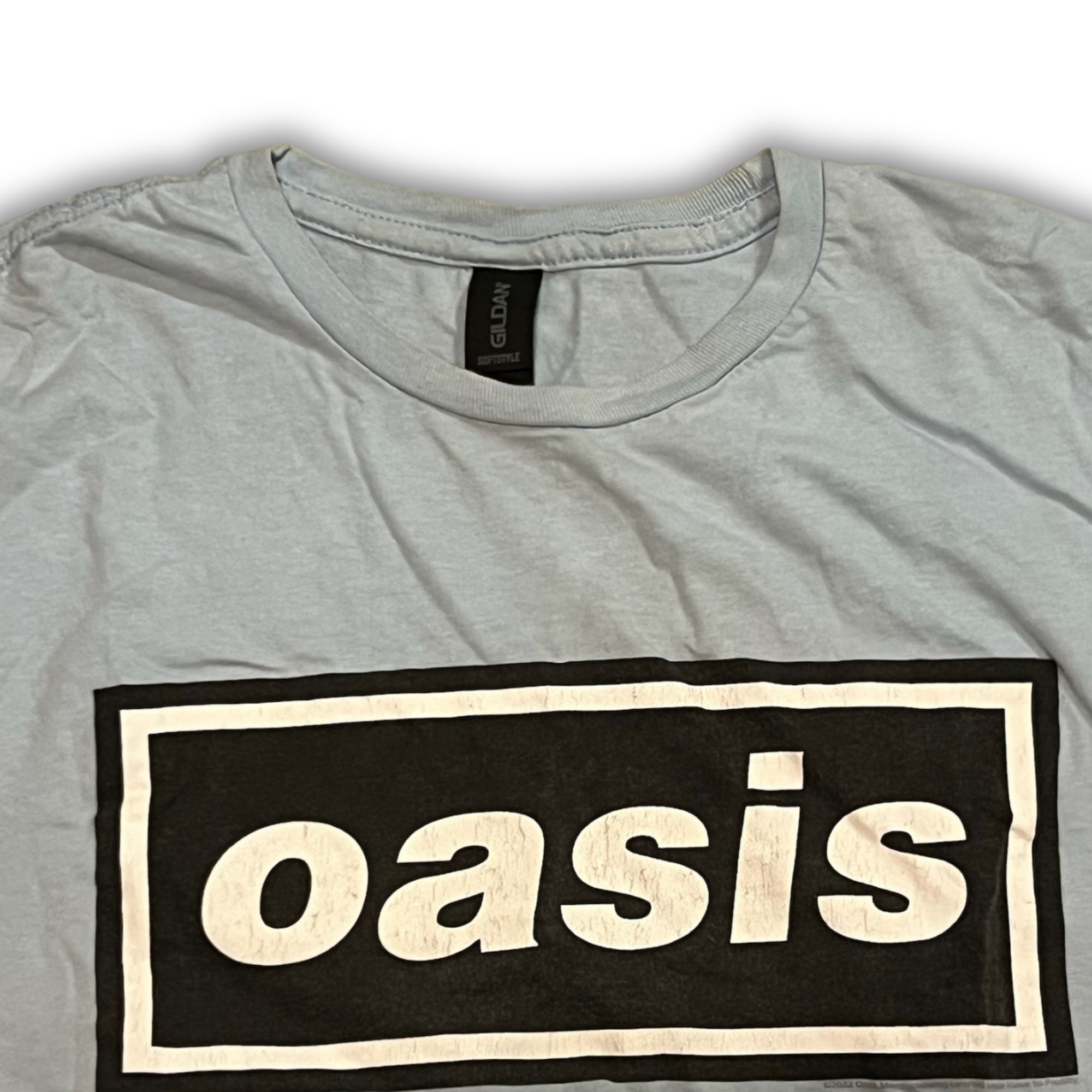 Gildan Oasis Gildan Softstyle Big Logo T-Shirt Size M Gray Comforta Size US M / EU 48-50 / 2 - 4 Thumbnail