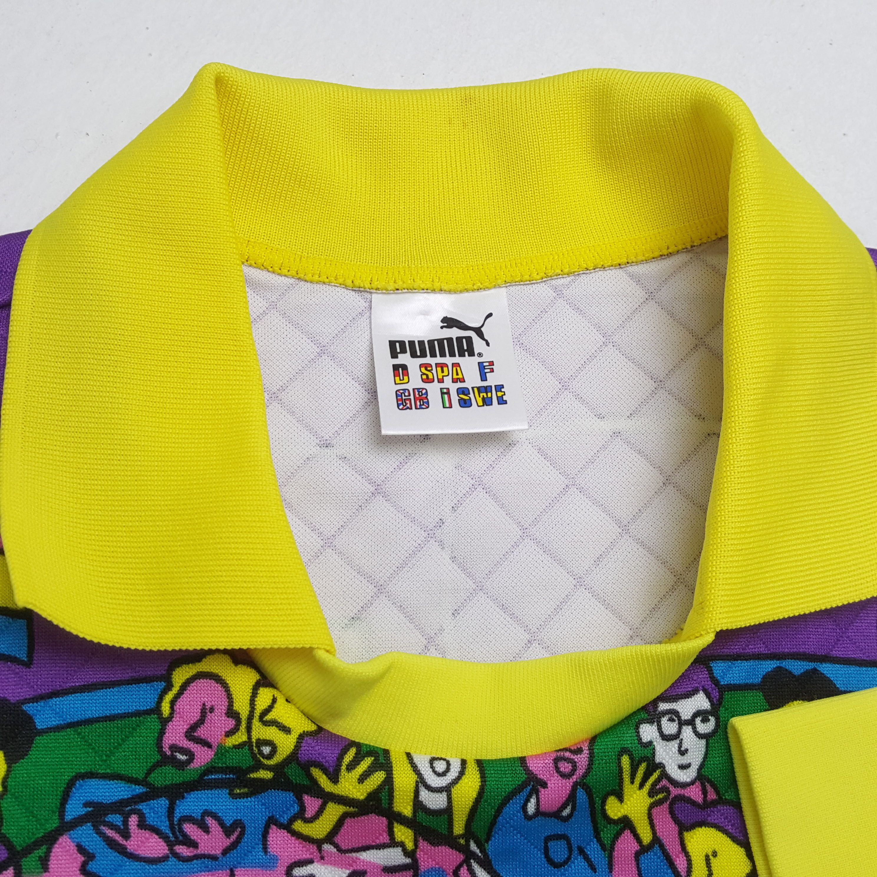 Japanese Brand × Puma × Vintage Vintage PUMA Sportswear Full Print Art Style Sweatshirts Size US L / EU 52-54 / 3 - 10 Thumbnail