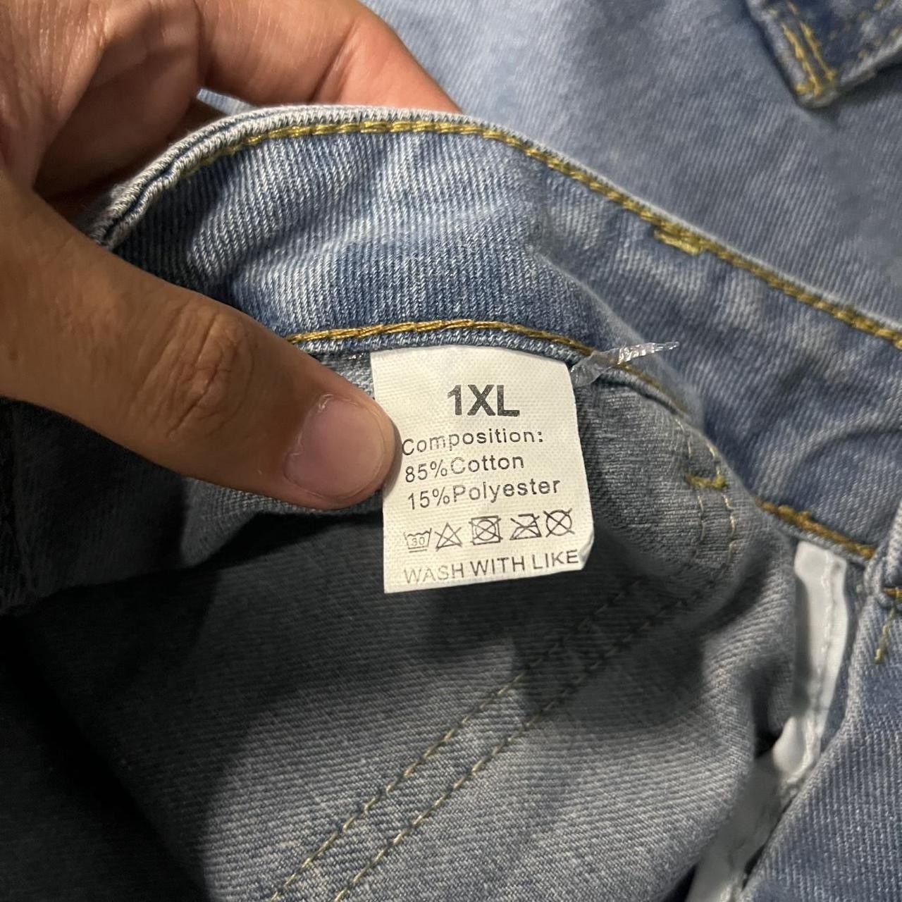 Other Crazy Vintage Y2K wide-leg, blue denim cargo jeans! Size US 32 / EU 48 - 6 Thumbnail