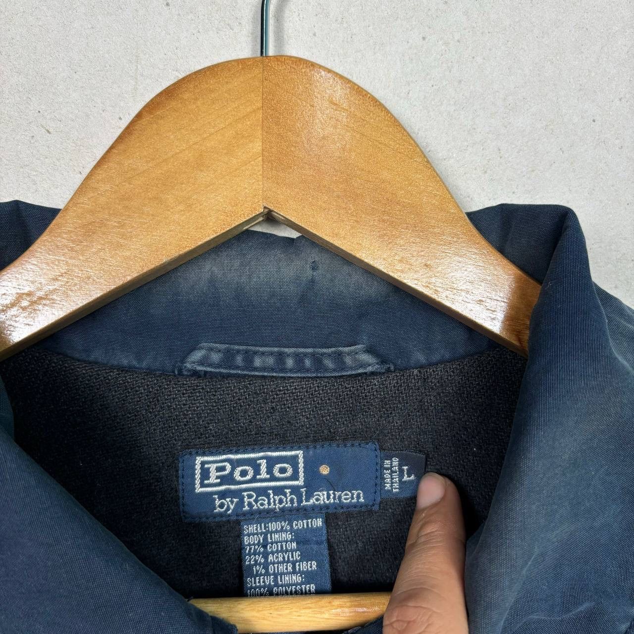 Polo Ralph Lauren Vintage Polo Ralph Lauren Barn Chore Jacket Navy Blue Size US L / EU 52-54 / 3 - 7 Thumbnail