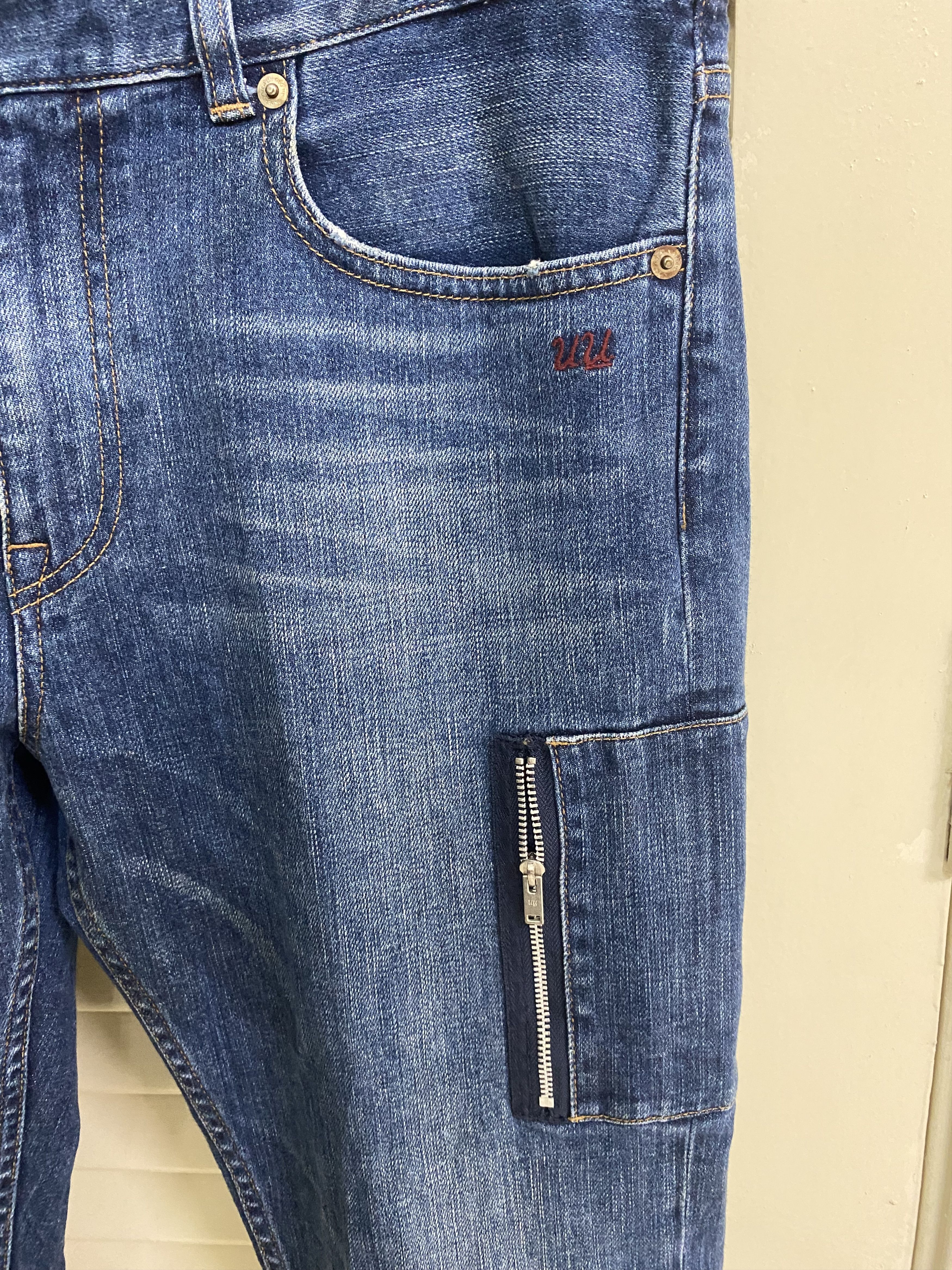 Undercover Distinctive Zippered Undercover UU Uniqlo Denim Jeans Size US 34 / EU 50 - 4 Thumbnail