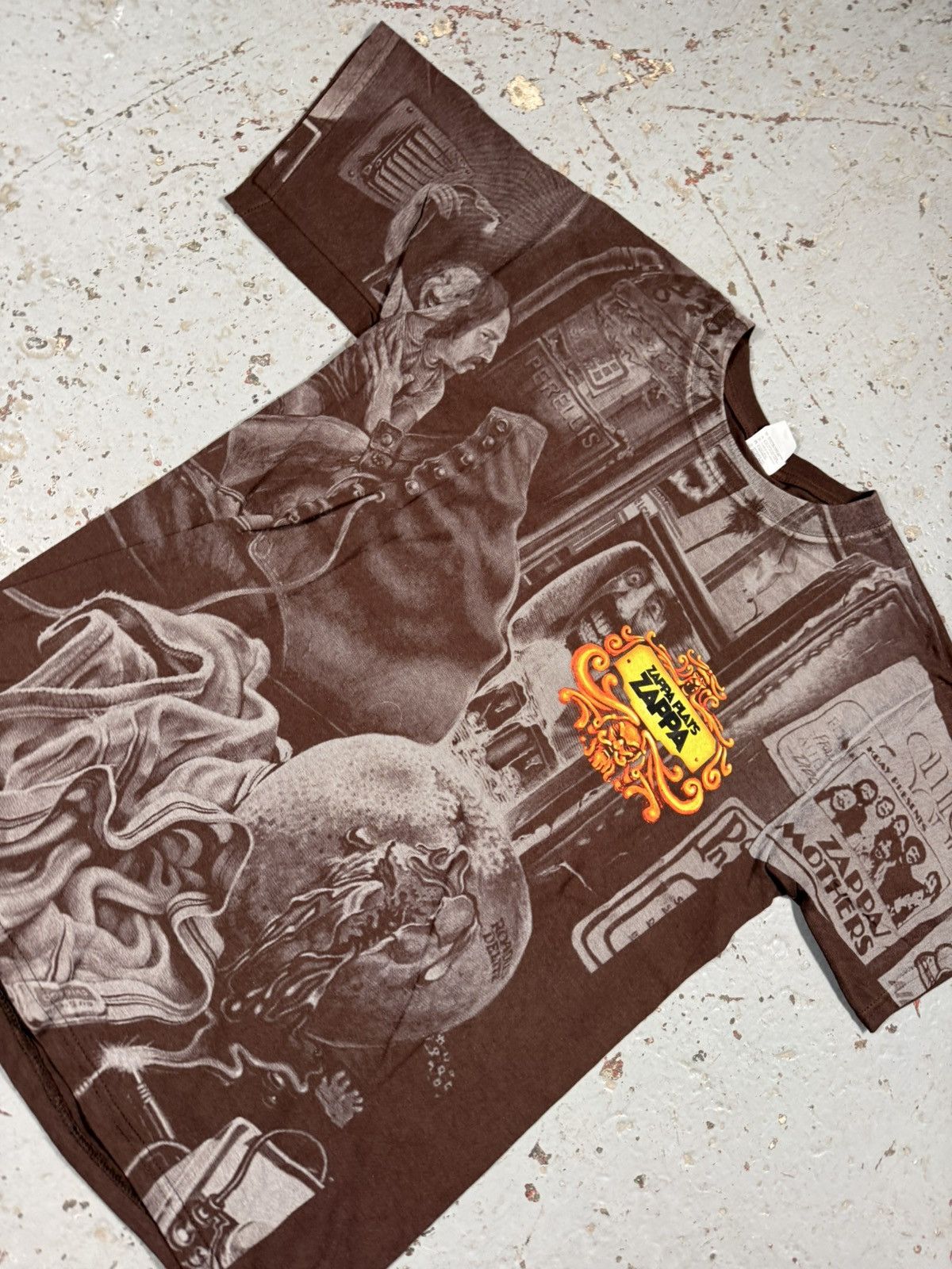 Other Vintage Aop Frank Zappa Plays Zappa Anvil Tag Tour Tee Size US M / EU 48-50 / 2 - 2 Thumbnail