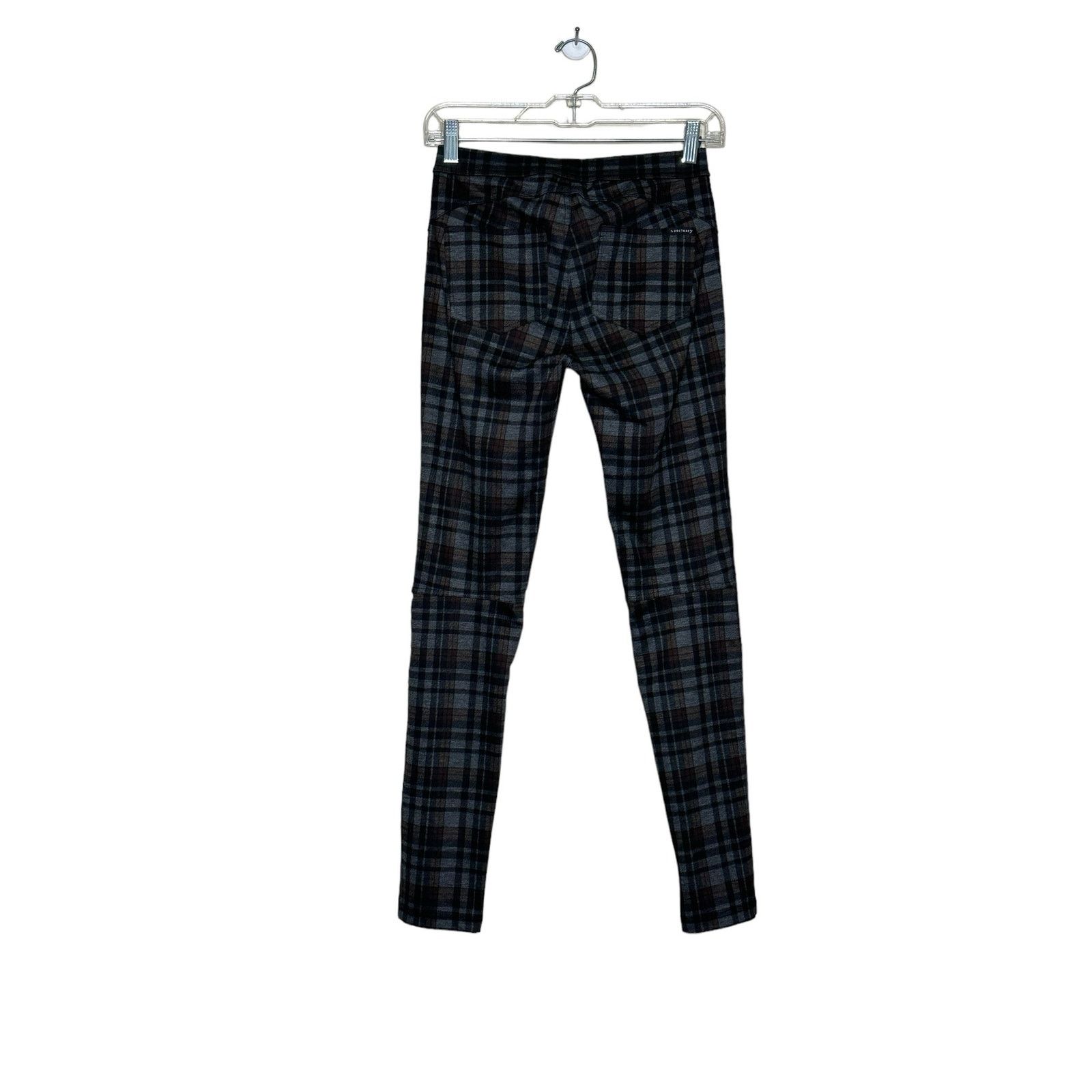 Anthropologie Sanctuary X Anthropologie plaid pull on pants size XS Size 30" / US 8 / IT 44 - 6 Thumbnail