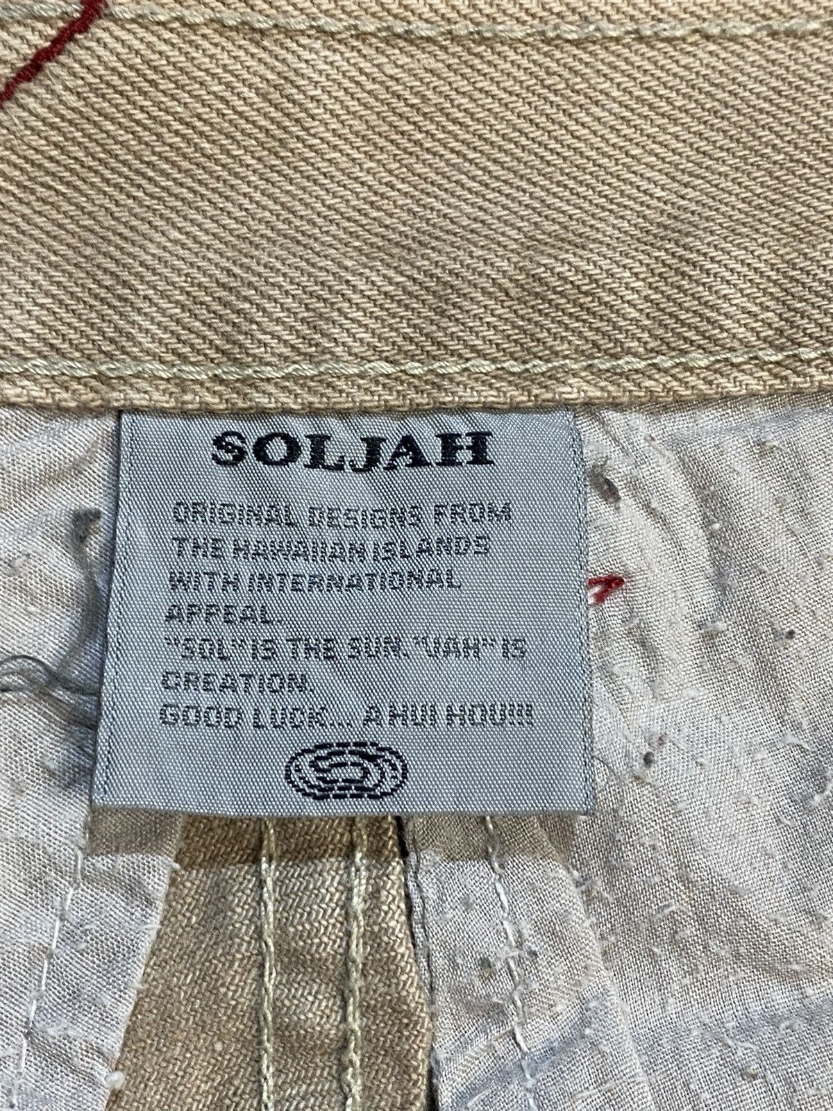 Other Soljah Vintage Double Knee Fatigue Statement Pants 30x33 Size US 32 / EU 48 - 11 Thumbnail
