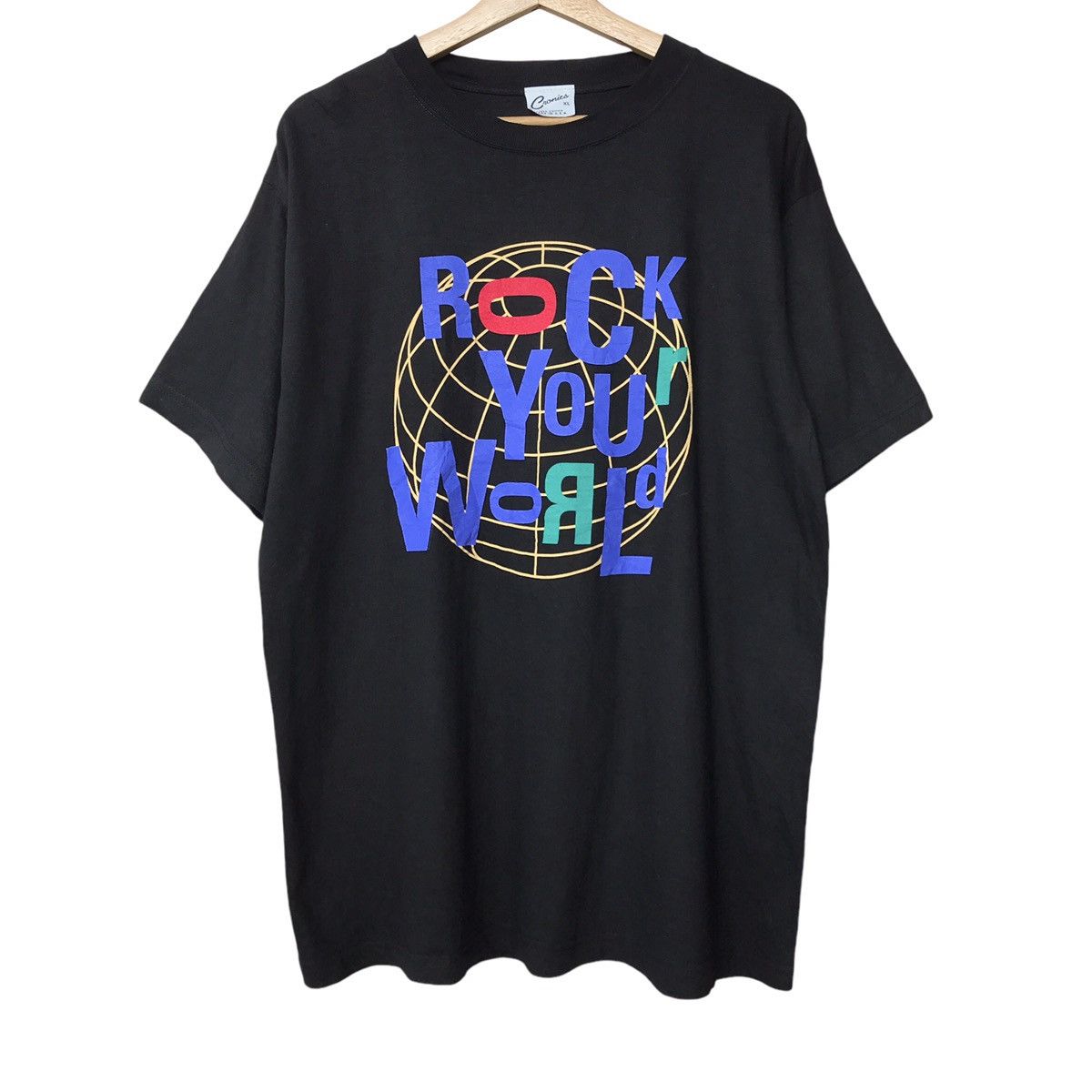 Vintage Rock Your World Vintage 1995 Rock Hall Of Fame Museum Tee Size US XL / EU 56 / 4 - 1 Thumbnail