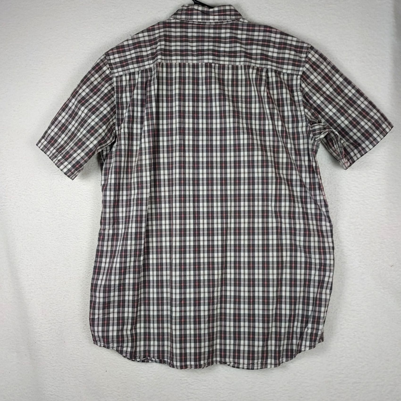 Carhartt VINTAGE? No. Carhartt Relaxed Fit Plaid Shirt LT Mens Short Sleeve Button Front Pocket Size US L / EU 52-54 / 3 - 2 Thumbnail