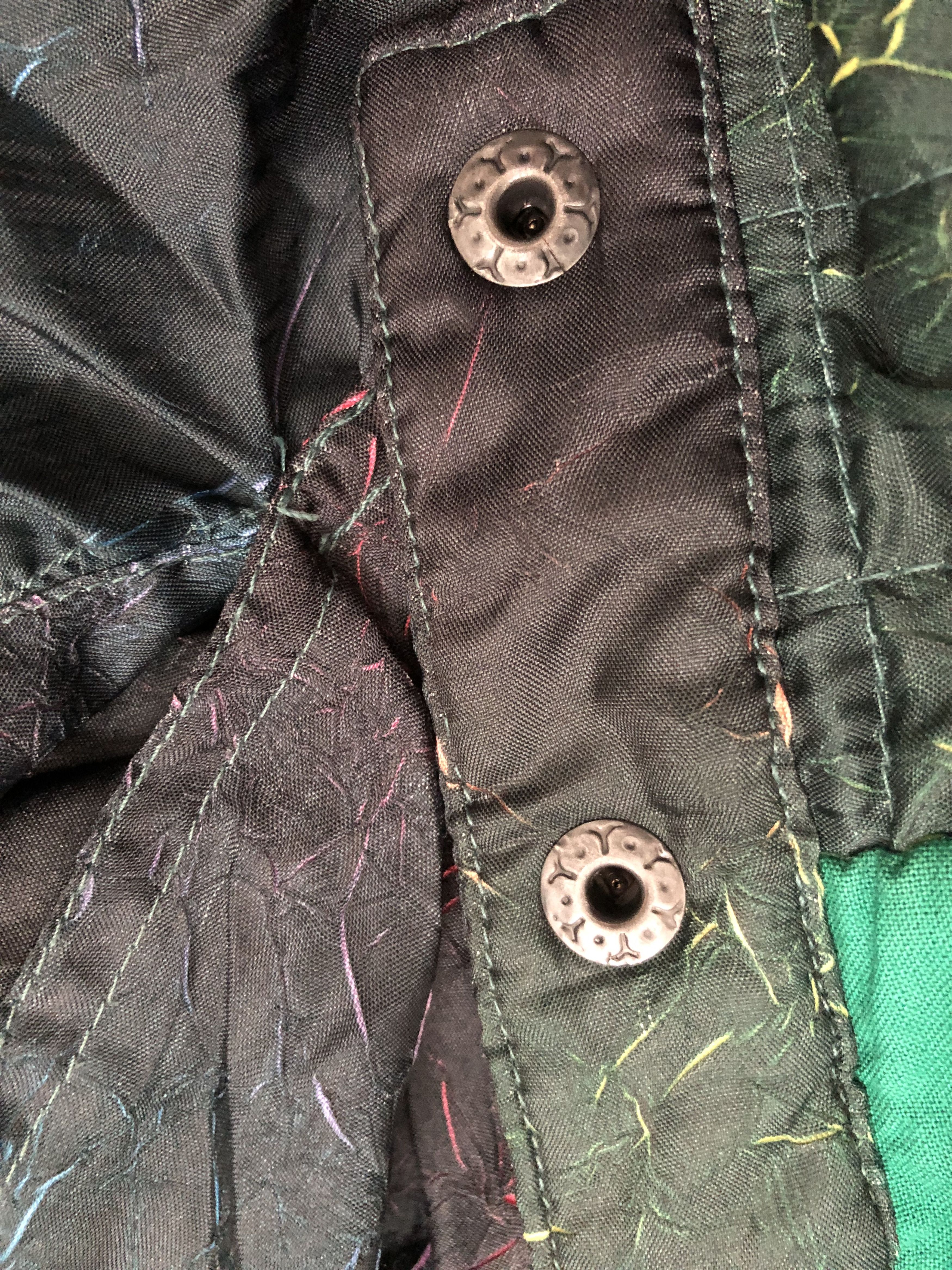 Andreluciano × Designer × Vintage Vintage 90s Andreluciano Black Scratched Design Size L / US 10 / IT 46 - 10 Thumbnail