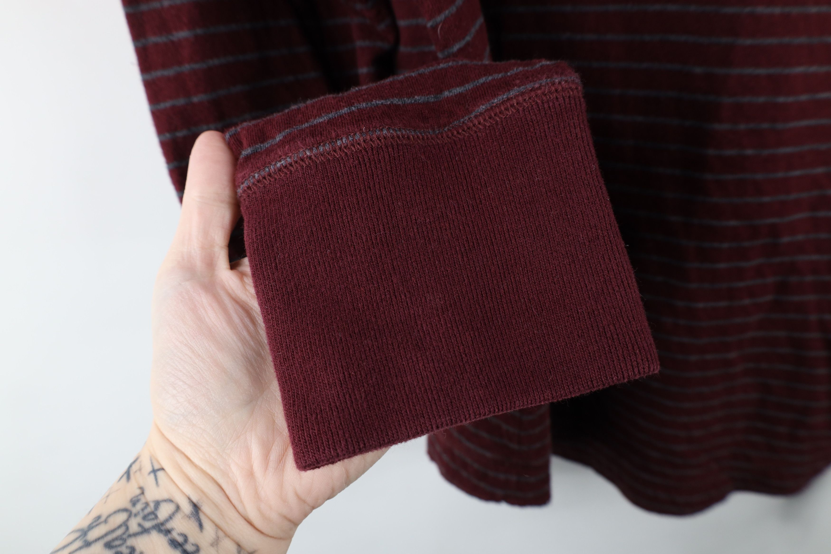 Abercrombie & Fitch Vintage 90s Y2K Abercrombie & Fitch Knit Henley T-Shirt Size US L / EU 52-54 / 3 - 6 Thumbnail