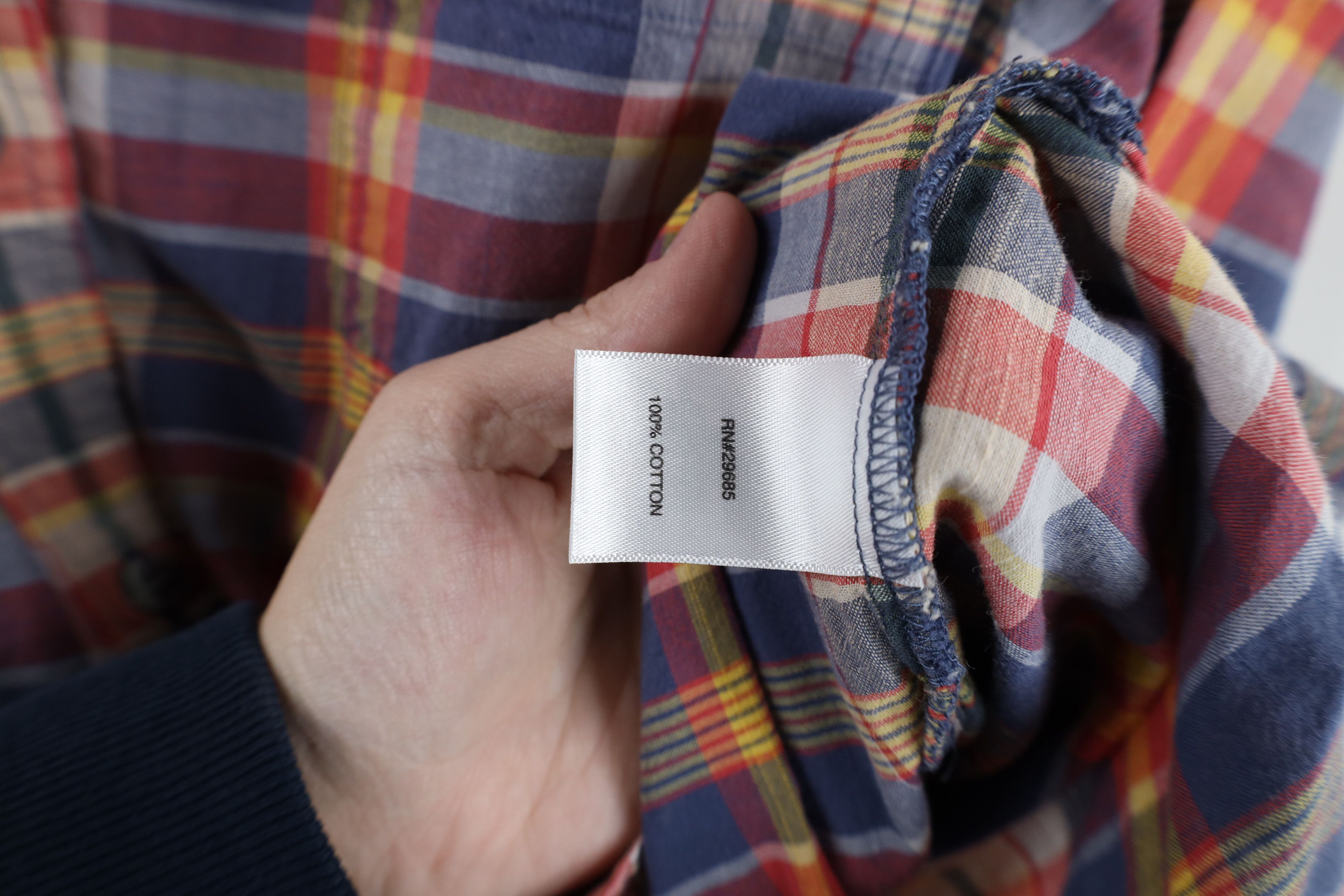 Pendleton × Vintage Vintage Pendleton Lightweight Rainbow Madras Button Shirt Size XL / US 12-14 / IT 48-50 - 10 Thumbnail