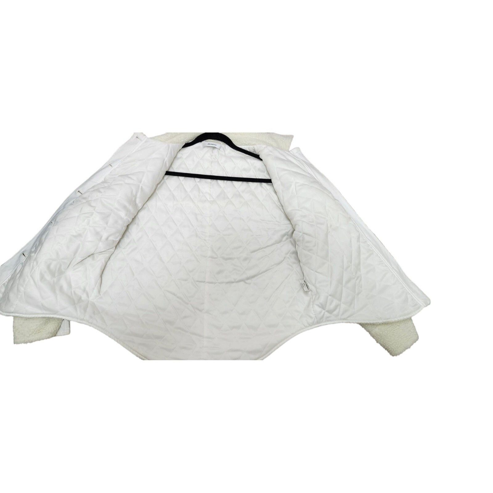 Guizio Danielle Guizio OVERSIZED SHERPA BUTTON-UP JACKET CREAM Size S / US 4 / IT 40 - 7 Thumbnail