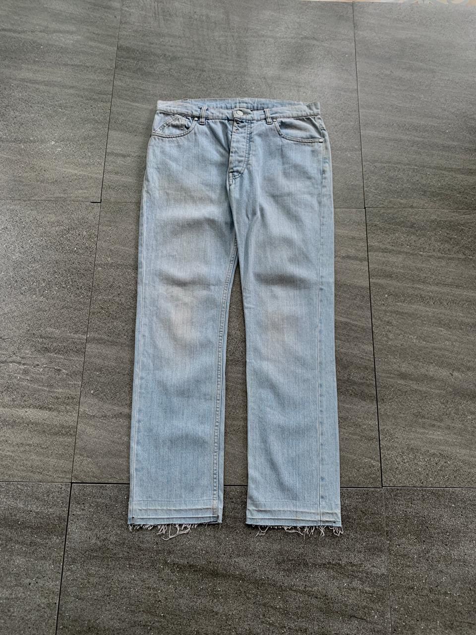 FREE TAX! Slim Raw Hem Denim Jeans